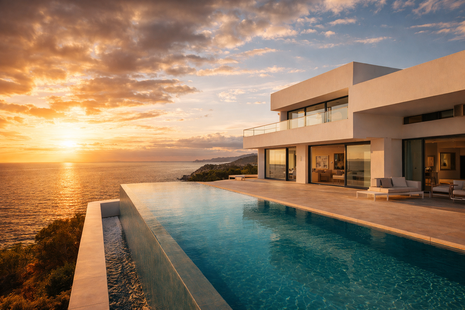 Villa de lujo con piscina infinita en la Costa Blanca